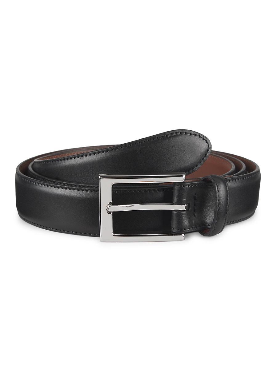 Mens COLLECTION Leather Belt Product Image