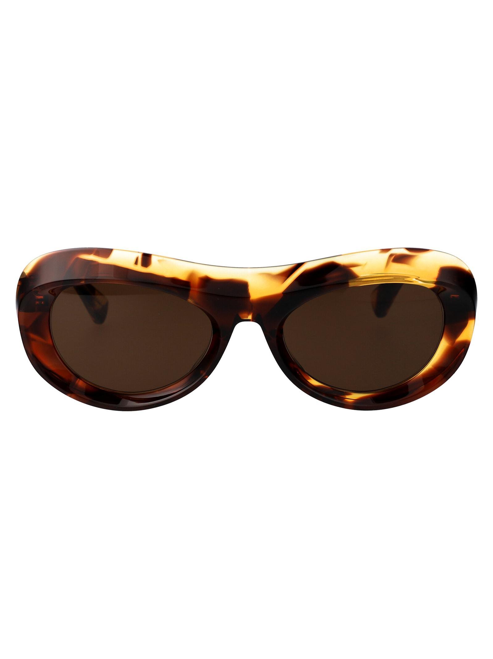 BOTTEGA VENETA Sunglasses In Brown Product Image