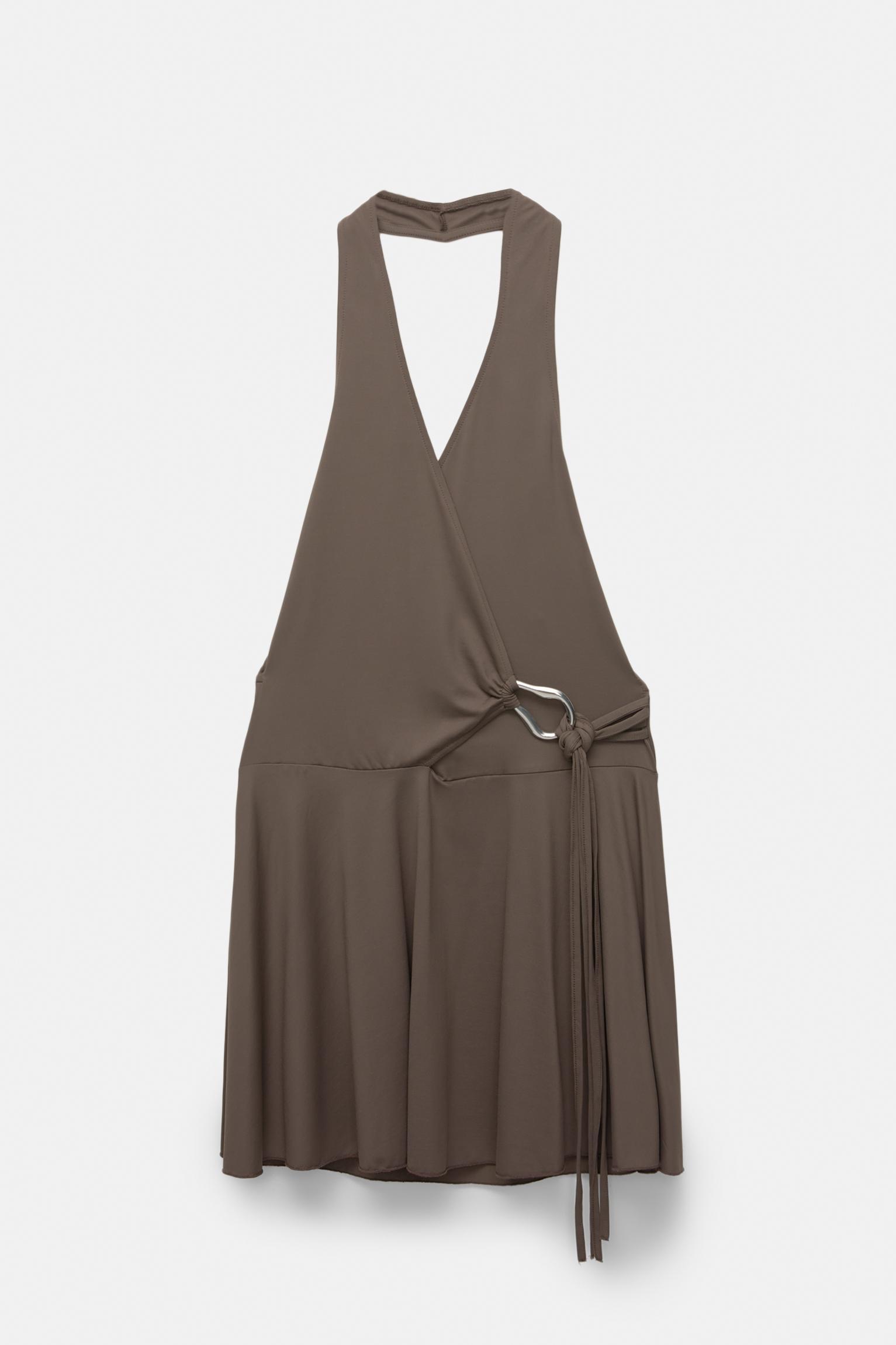 Short dress with buckle Product Image