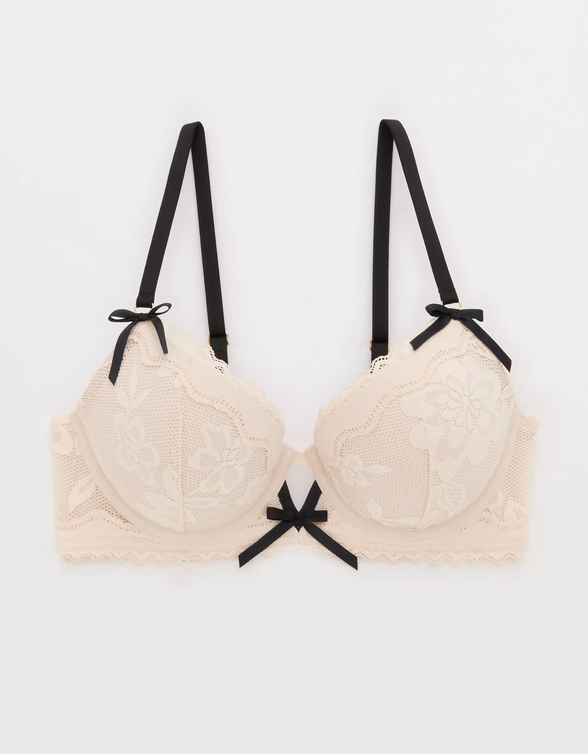 Show Off Feeling Femme Lace Plunge Push Up Bra Product Image