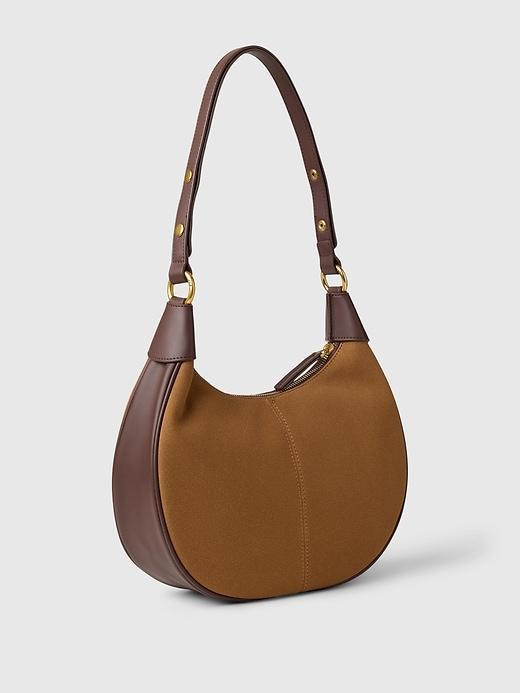 Vegan Suede Shoulder Bag Product Image