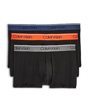 Calvin Klein Mens Micro Stretch 3-Pack Low Rise Trunk Product Image