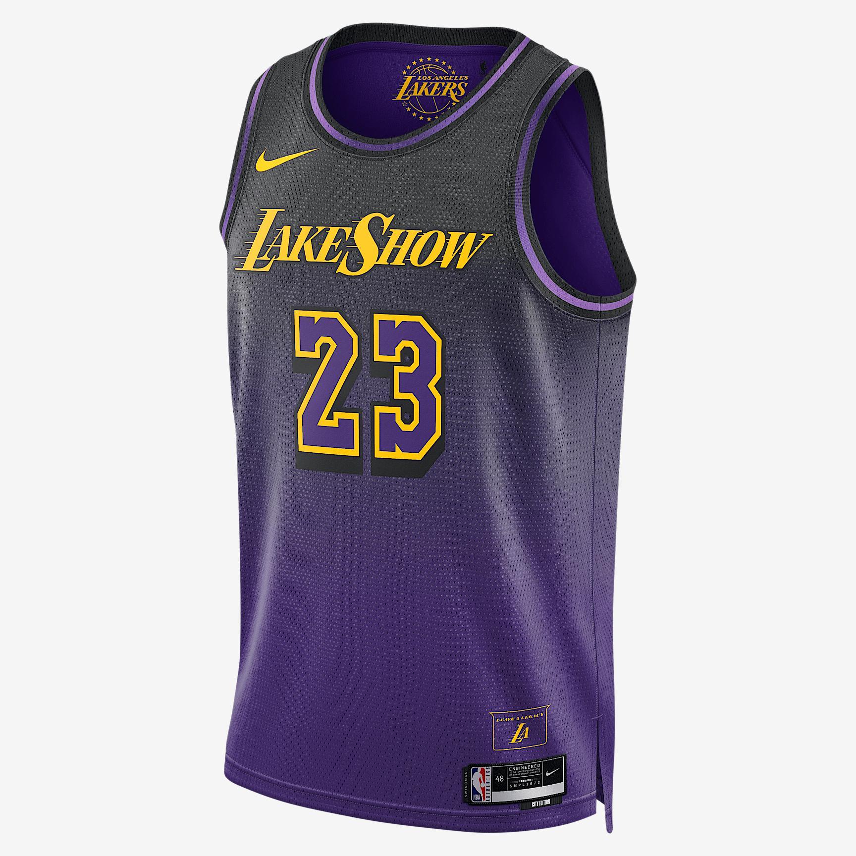 LeBron James Los Angeles Lakers 2024/25 City Edition Men's Nike Dri-FIT NBA Swingman Jersey Product Image