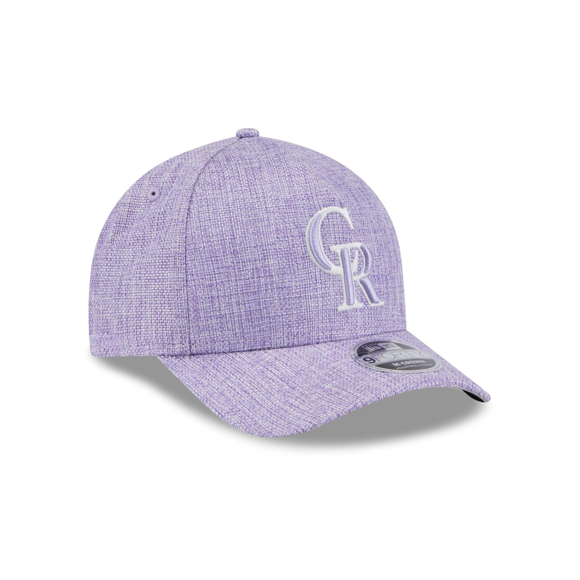Colorado Rockies Cotton Weave Purple 9FORTY M-Crown A-Frame Snapback Hat Male Product Image