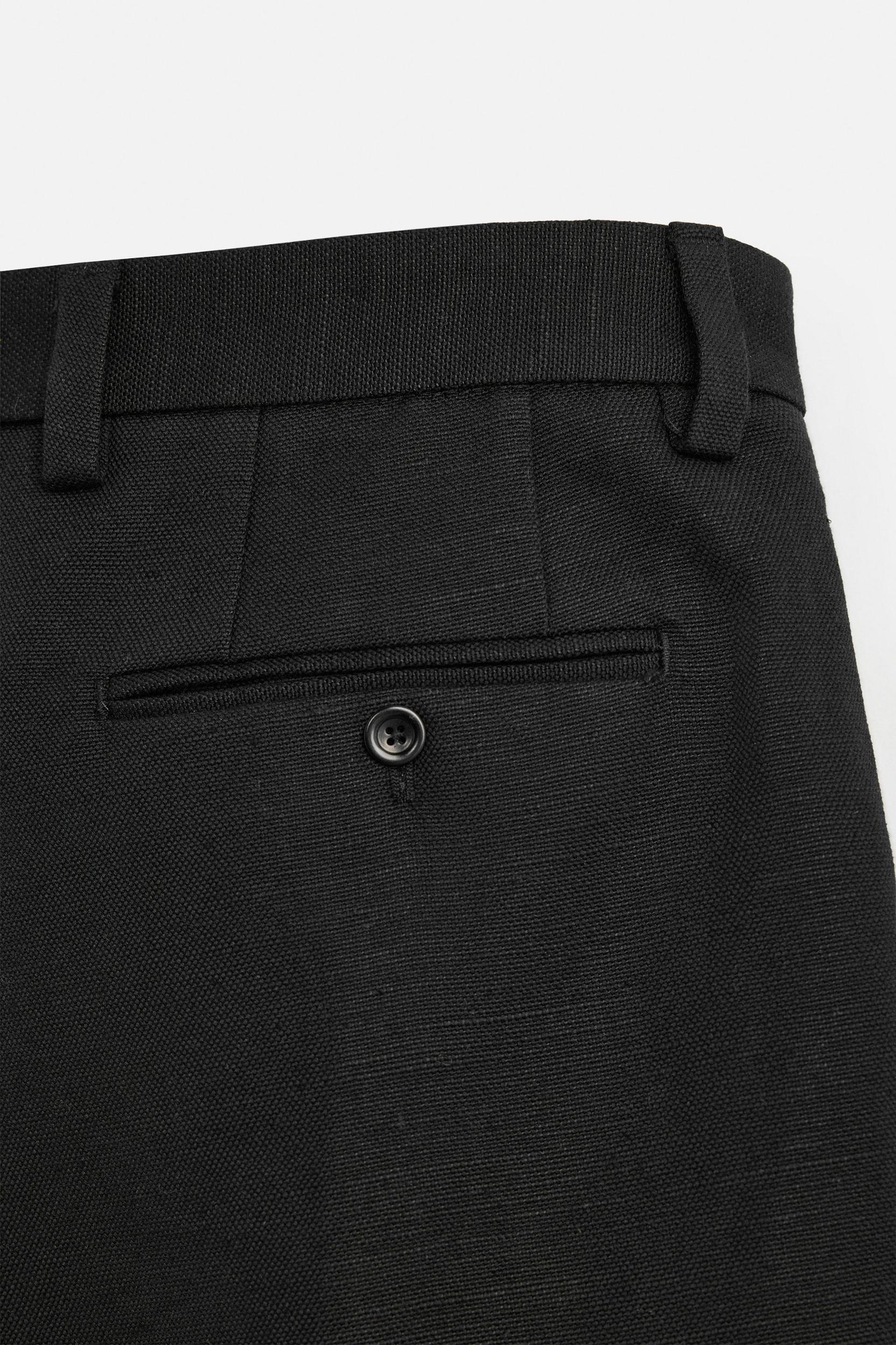 LINEN-COTTON REGULAR FIT SHORTS LIMITED EDITION Product Image