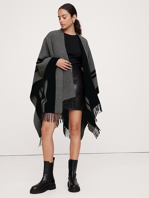 Wool Poncho Product Image