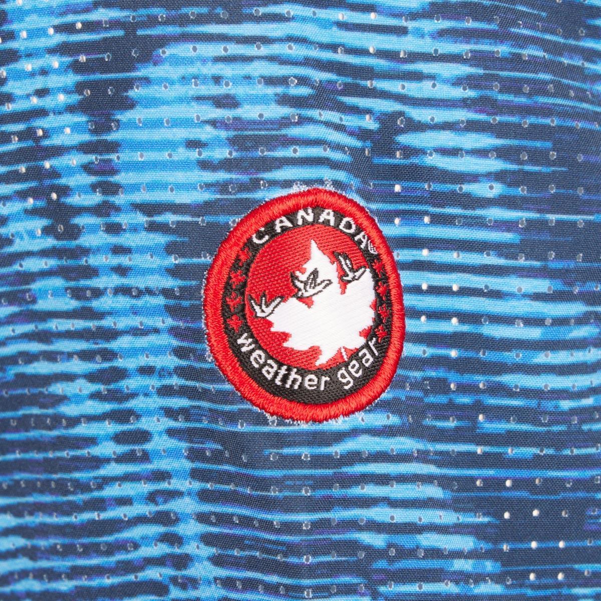 Canada Weather Gear Men's Perforated Button up Short Sleeve Shirt Product Image