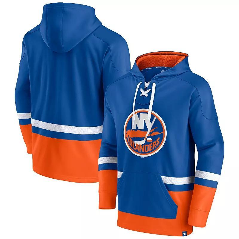 Mens Fanatics Branded Royal New York Islanders Big & Tall First Battle Power Play Pullover Hoodie Product Image