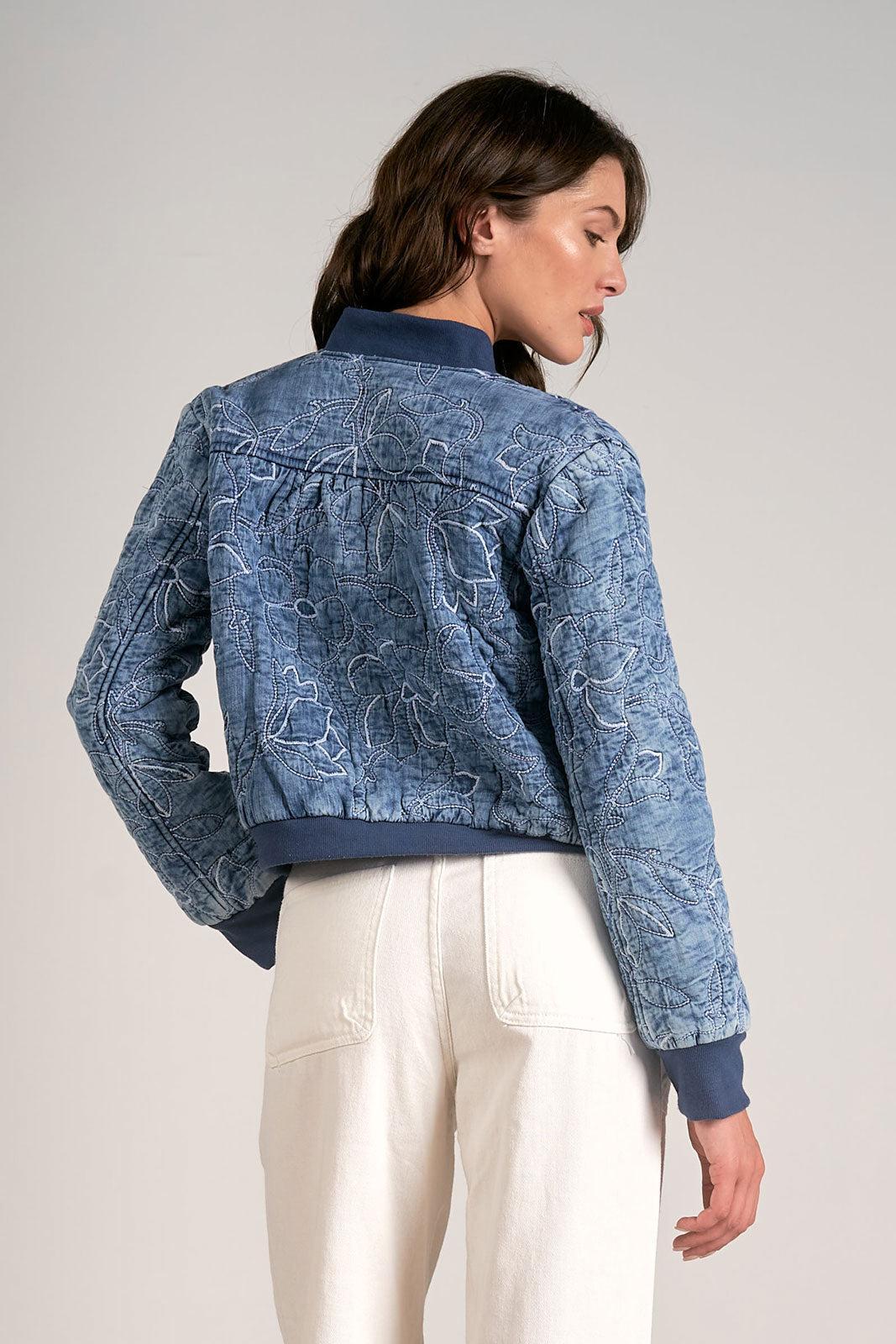 Floral Quilted Bomber Product Image