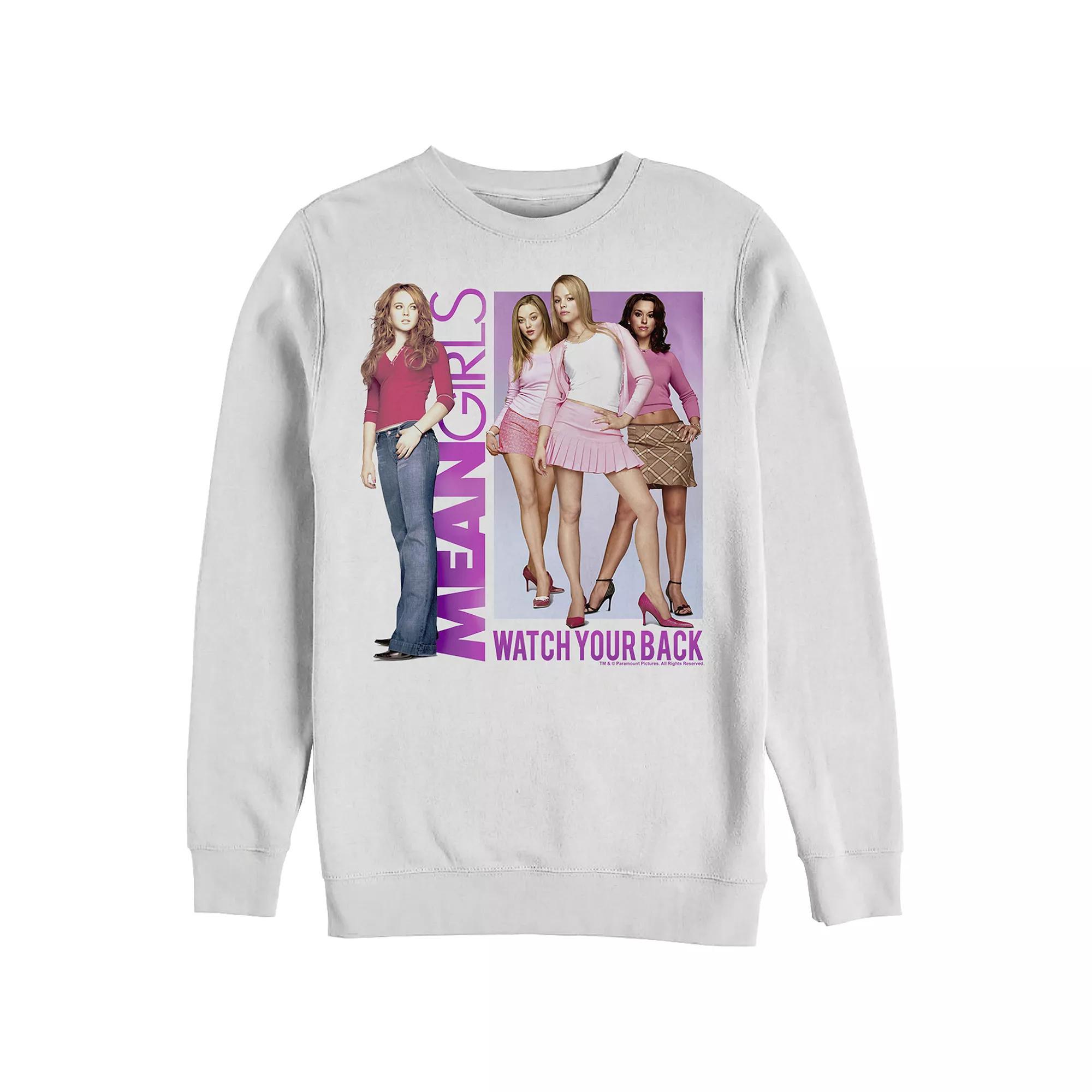 Men's Mean Girls Movie Poster Fleece, Size: Medium, White Product Image