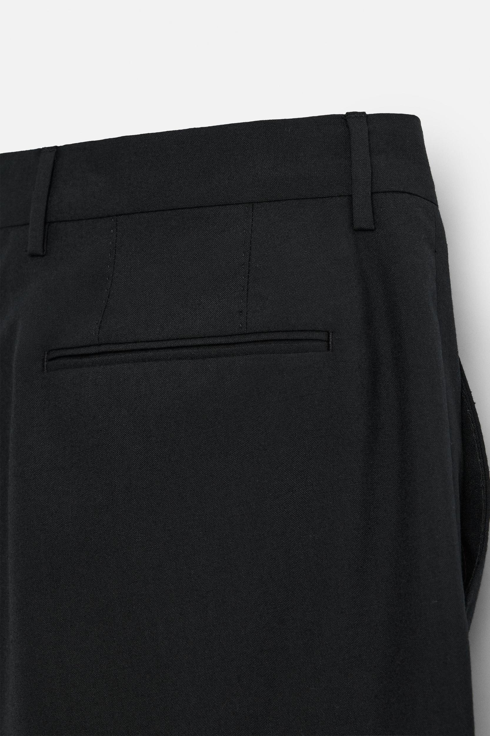 100% WOOL SUIT PANTS Product Image