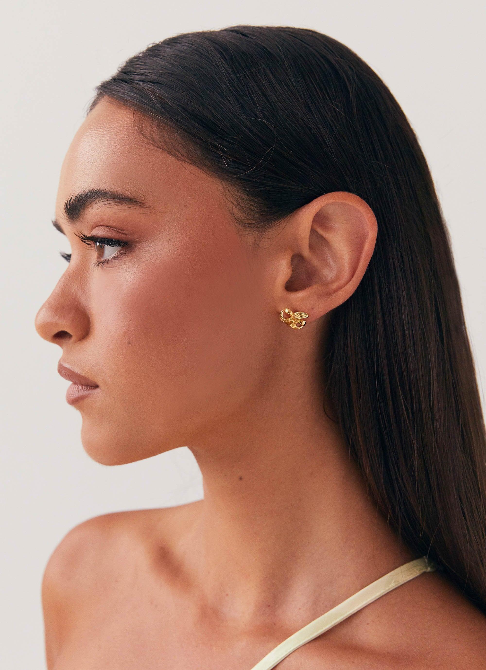 Theodora Mini Earring - Gold Product Image