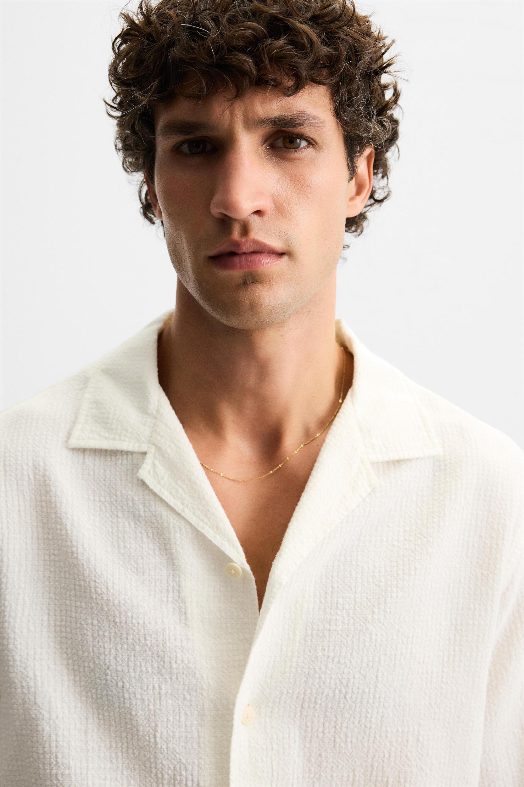 TEXTURED JACQUARD SHIRT Product Image