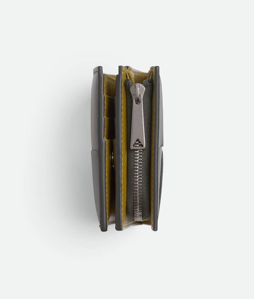 Men's Cassette Small Bi-Fold Wallet With Zip in Lapilli/limonite Product Image