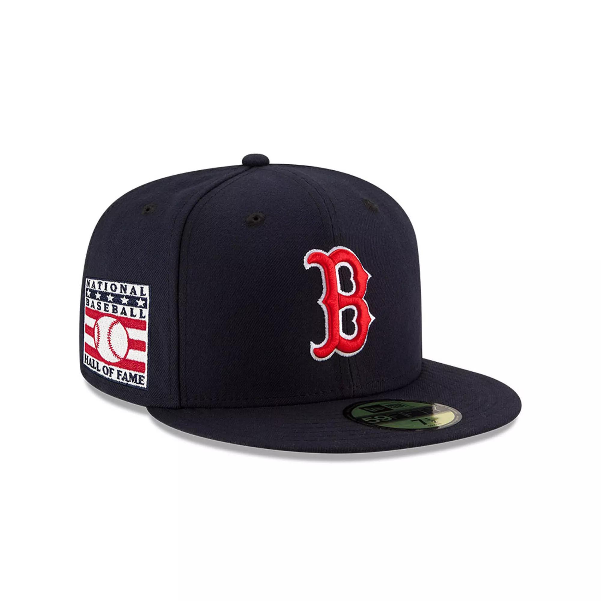 Men's New Era Navy Boston Red Sox National Baseball Hall of Fame 59FIFTY Fitted Hat, Size: 6 7/8, Blue Product Image