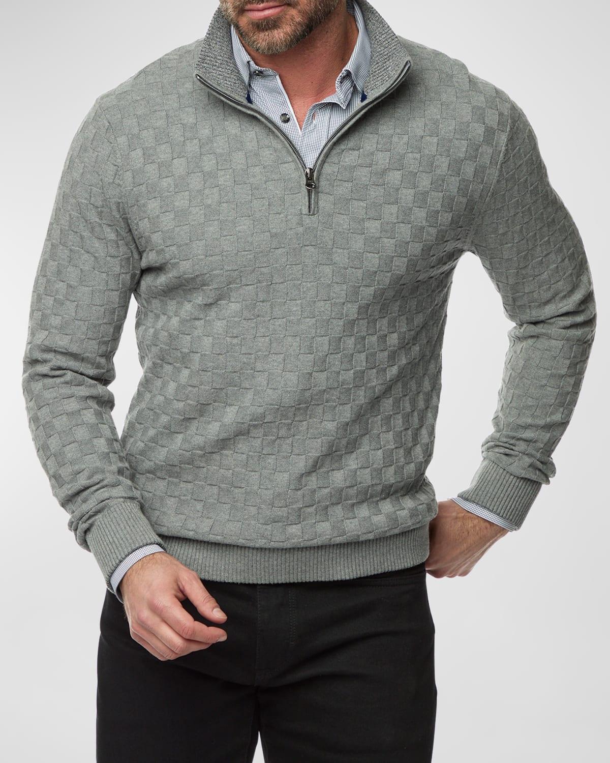 Mens Gavino Quarter-Zip Sweater Product Image