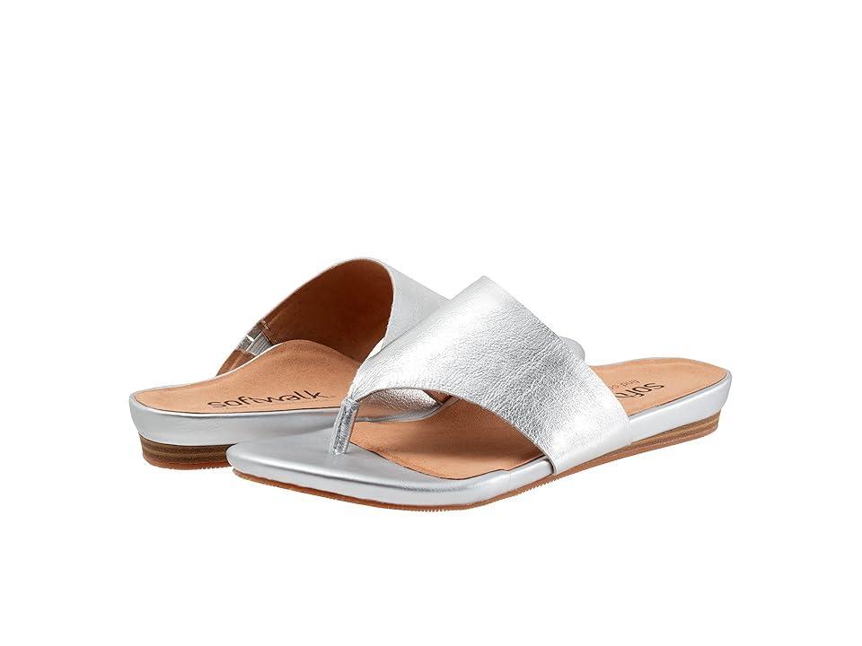 SoftWalk Chandler Leather Thong Sandals Product Image