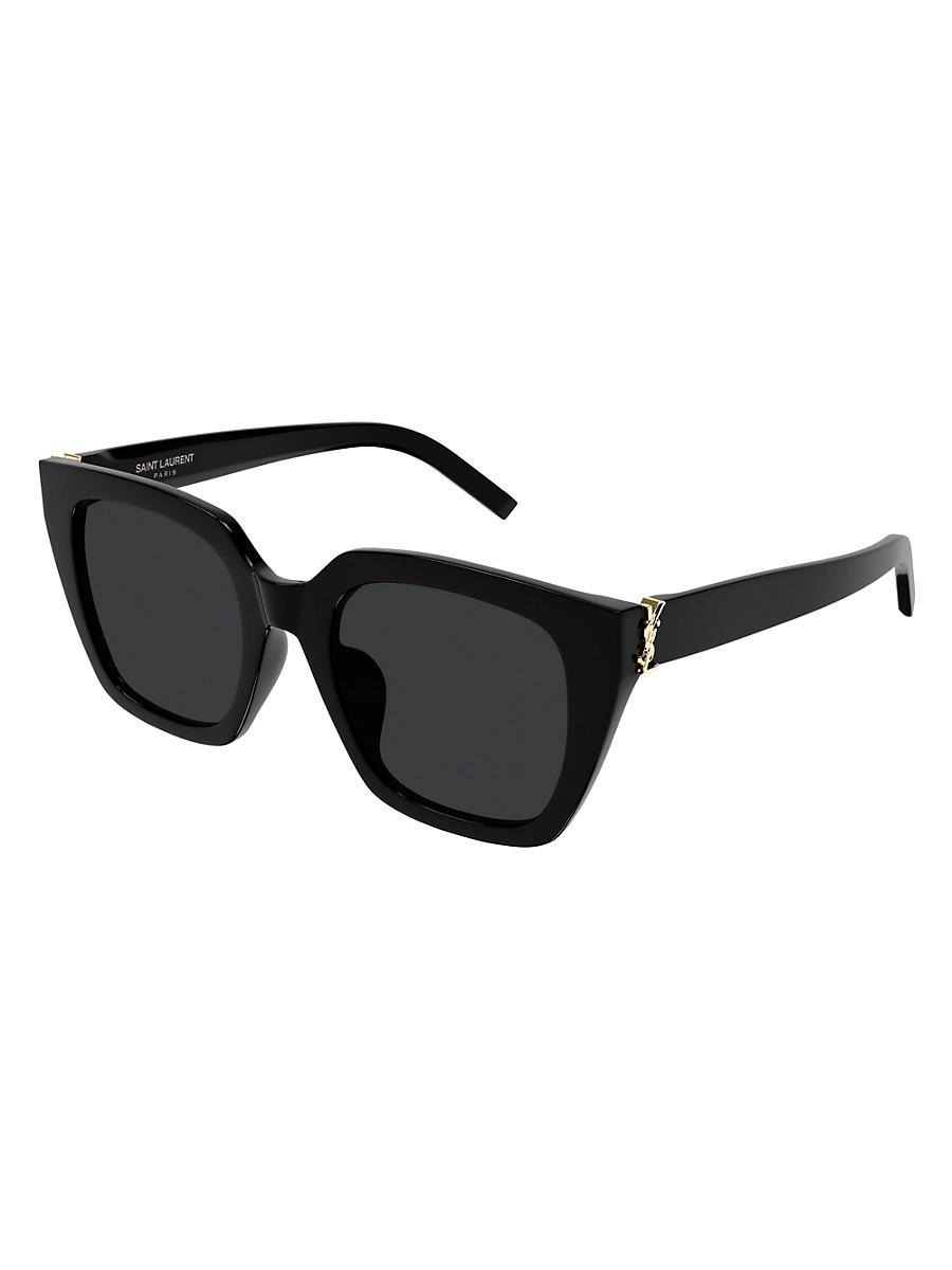 Saint Laurent Womens Monogram Hinge 51mm Cat Eye Sunglasses Product Image