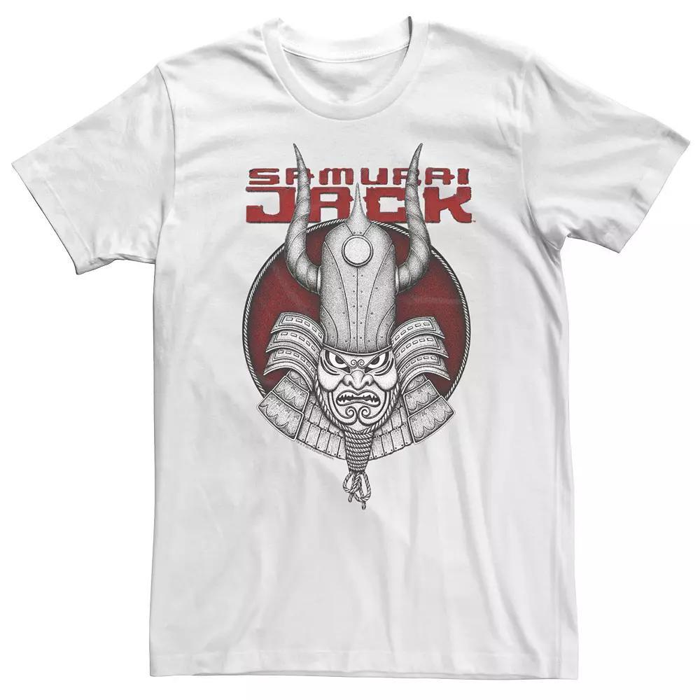 Big & Tall CN Samurai Jack Epic Ancient Warrior Mask Tee, Men's, Size: 4XL, White Product Image