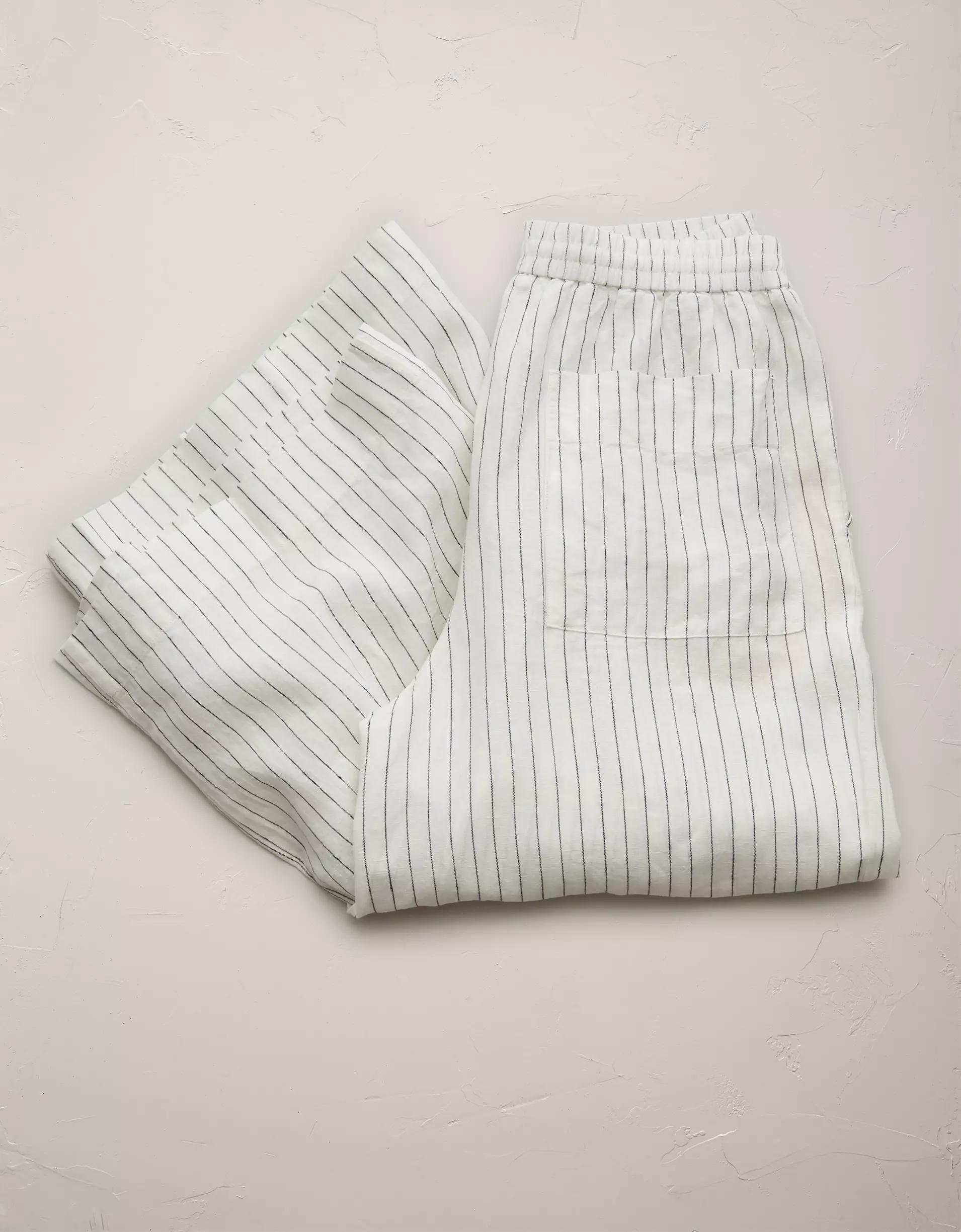 AE77 Premium Pull-On Linen Pant Product Image