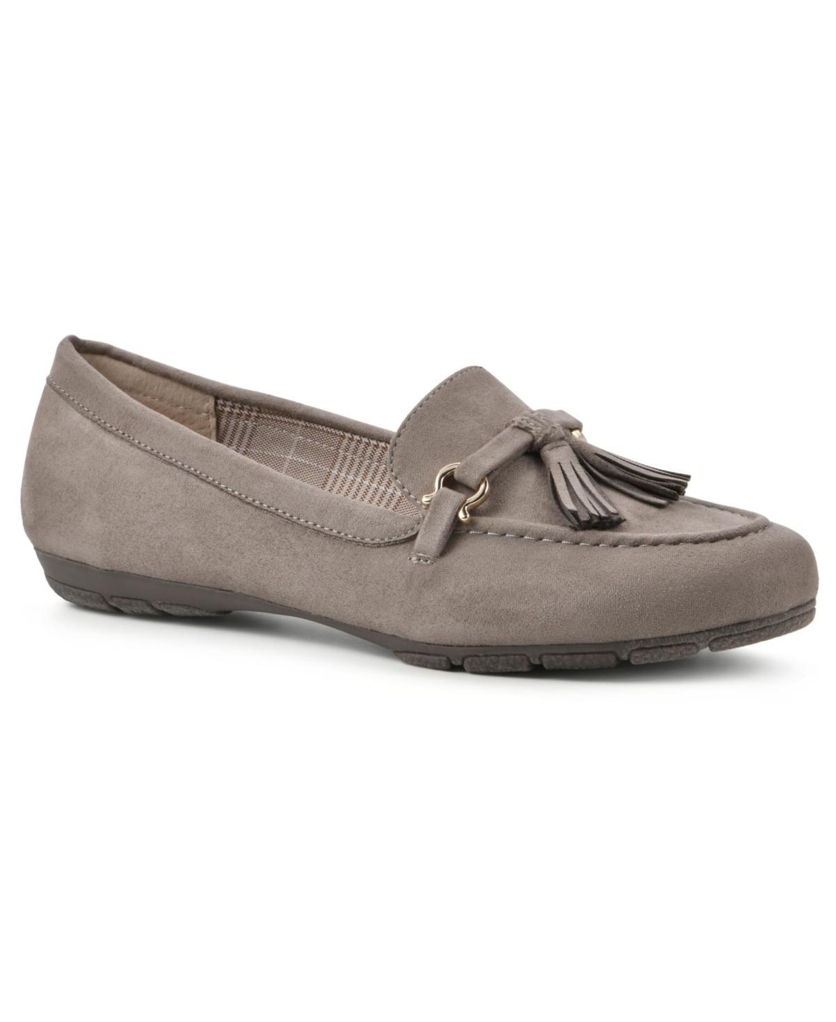 Cliffs By White Mountain Gush Women's Flats, Size: 9, Black Suedette Product Image