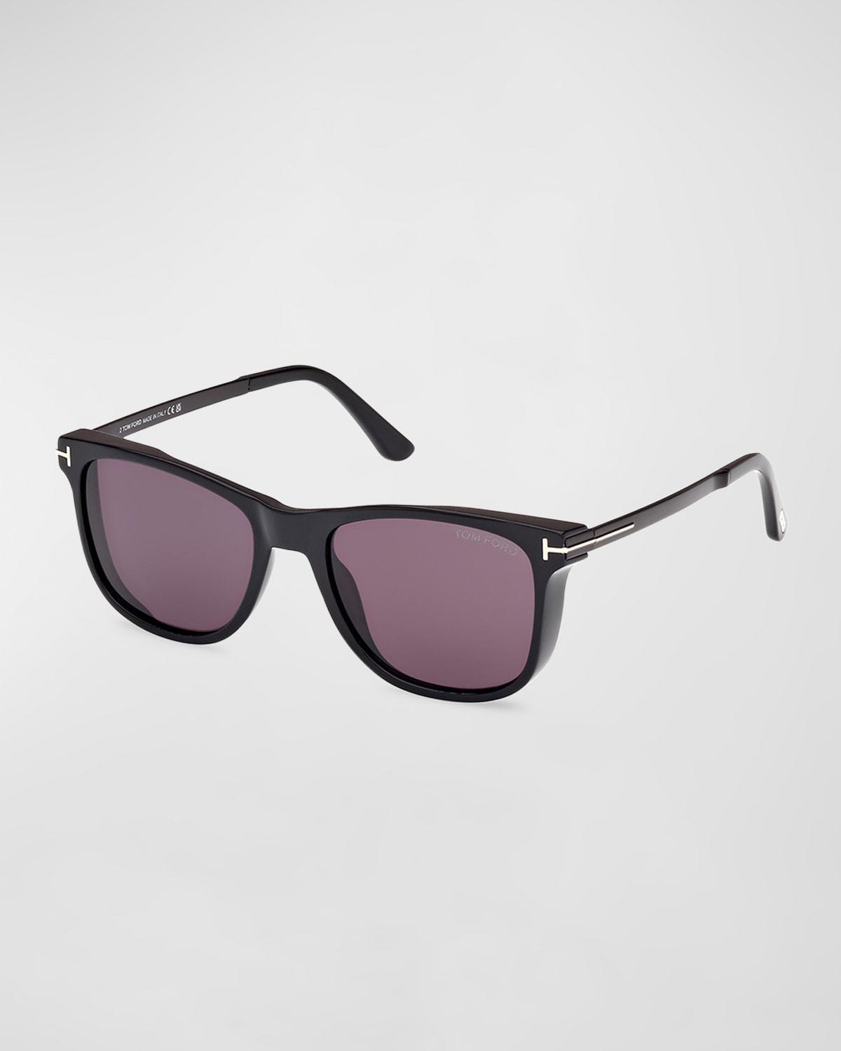 TOM FORD Men's Sinatra Acetate Square Sunglasses In Havana Product Image