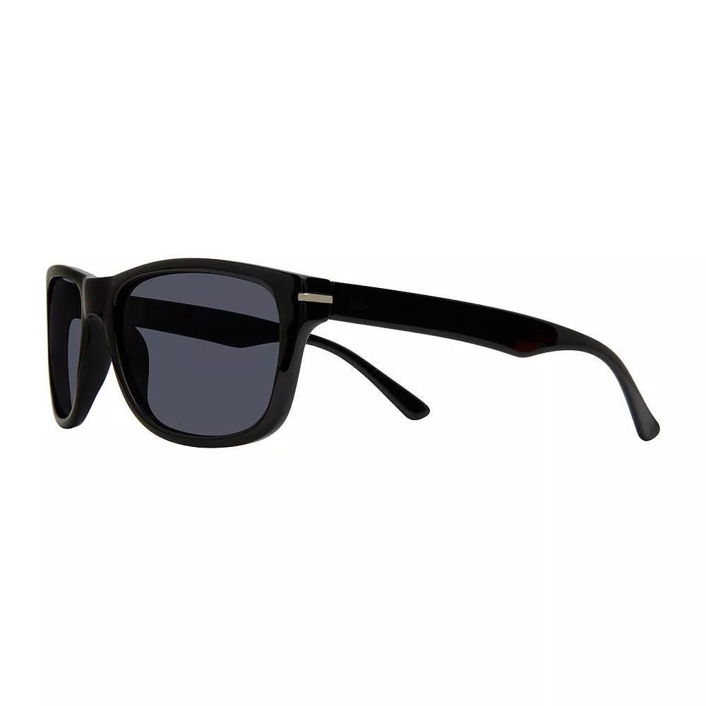 Men's Levi's® Plastic Rectangle Sunglasses, Black Product Image