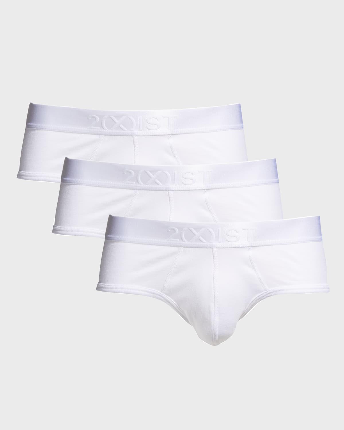 Mens 3-Pack Pima Cotton Contour Pouch Briefs Product Image