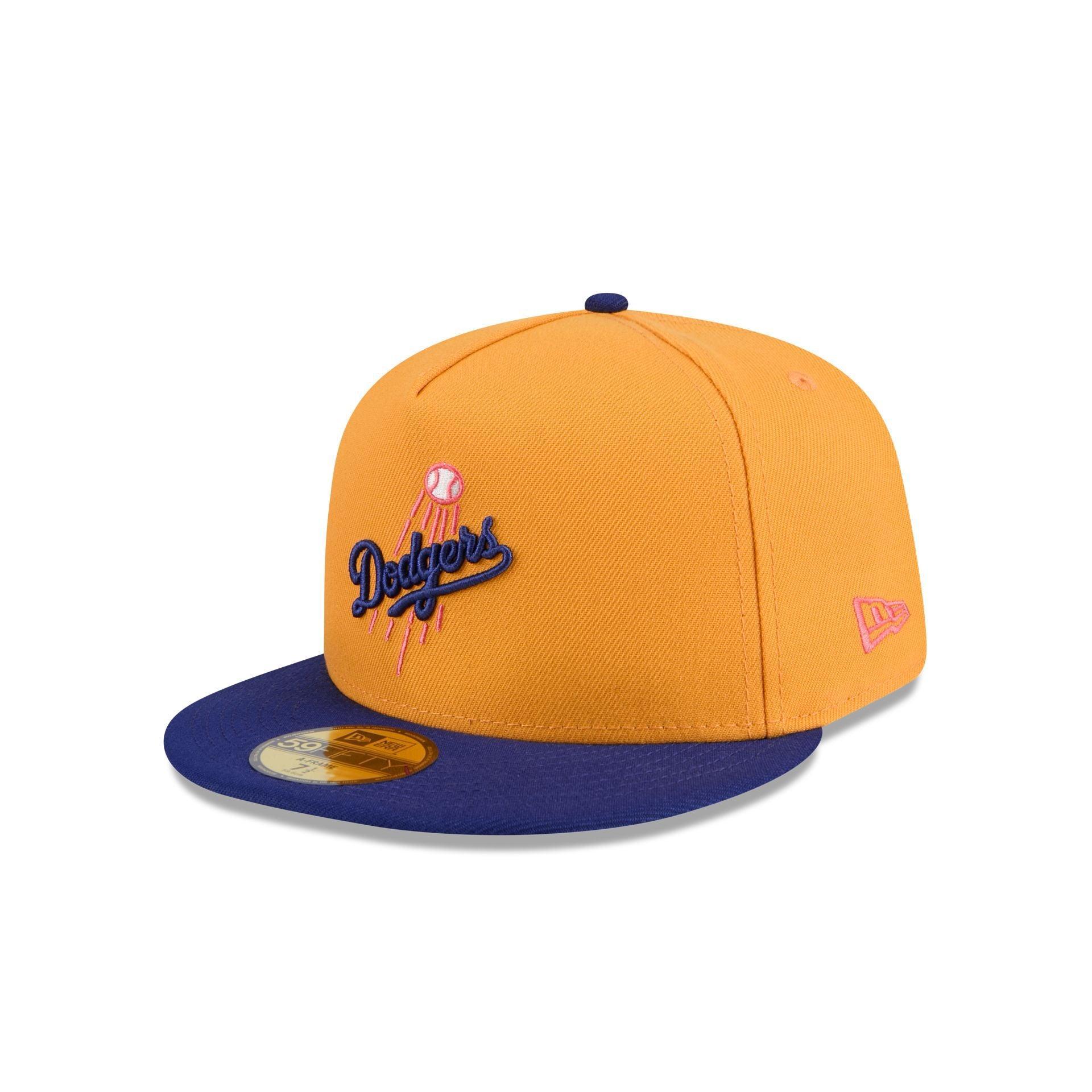 Los Angeles Dodgers Gold 59FIFTY A-Frame Fitted Hat Male Product Image