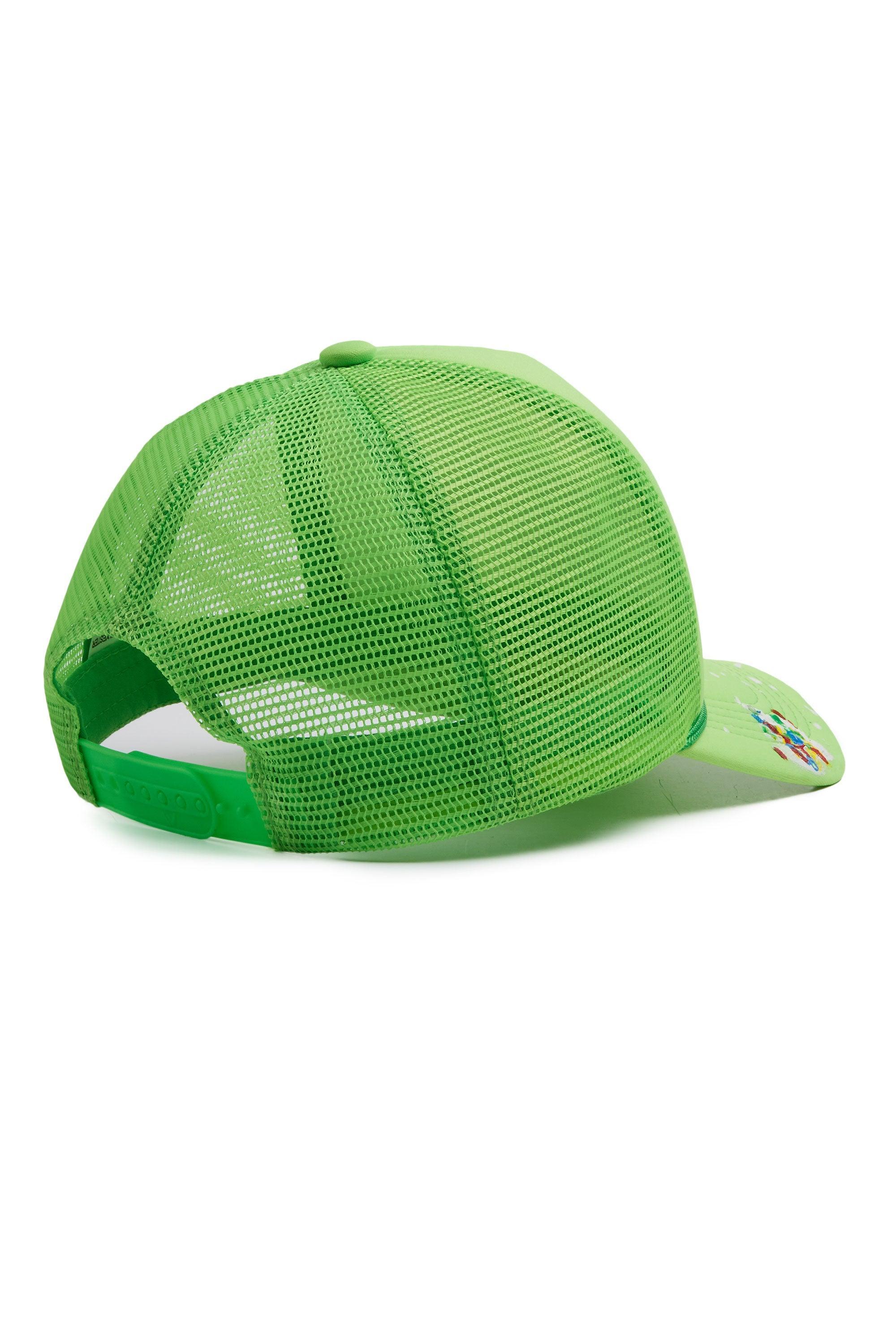 Neptune Neon Green Trucker Hat Male Product Image