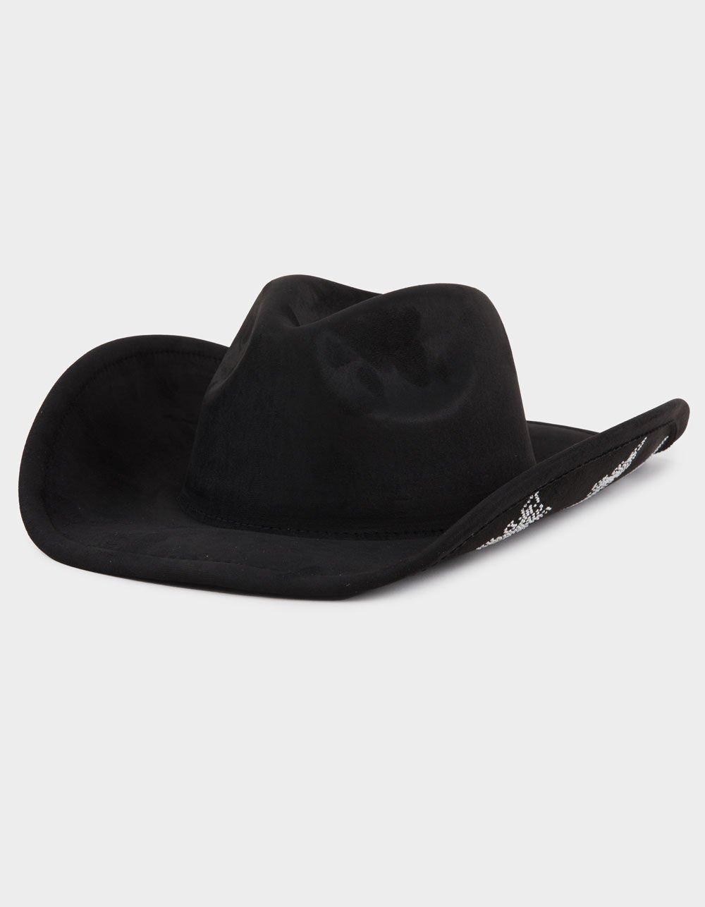 Rhinestone Cross Womens Cowboy Hat Product Image