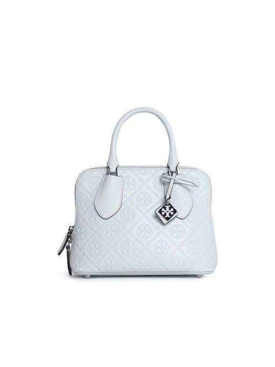 TORY BURCH 'swing' Mini Bag In Light Blue Leather Product Image