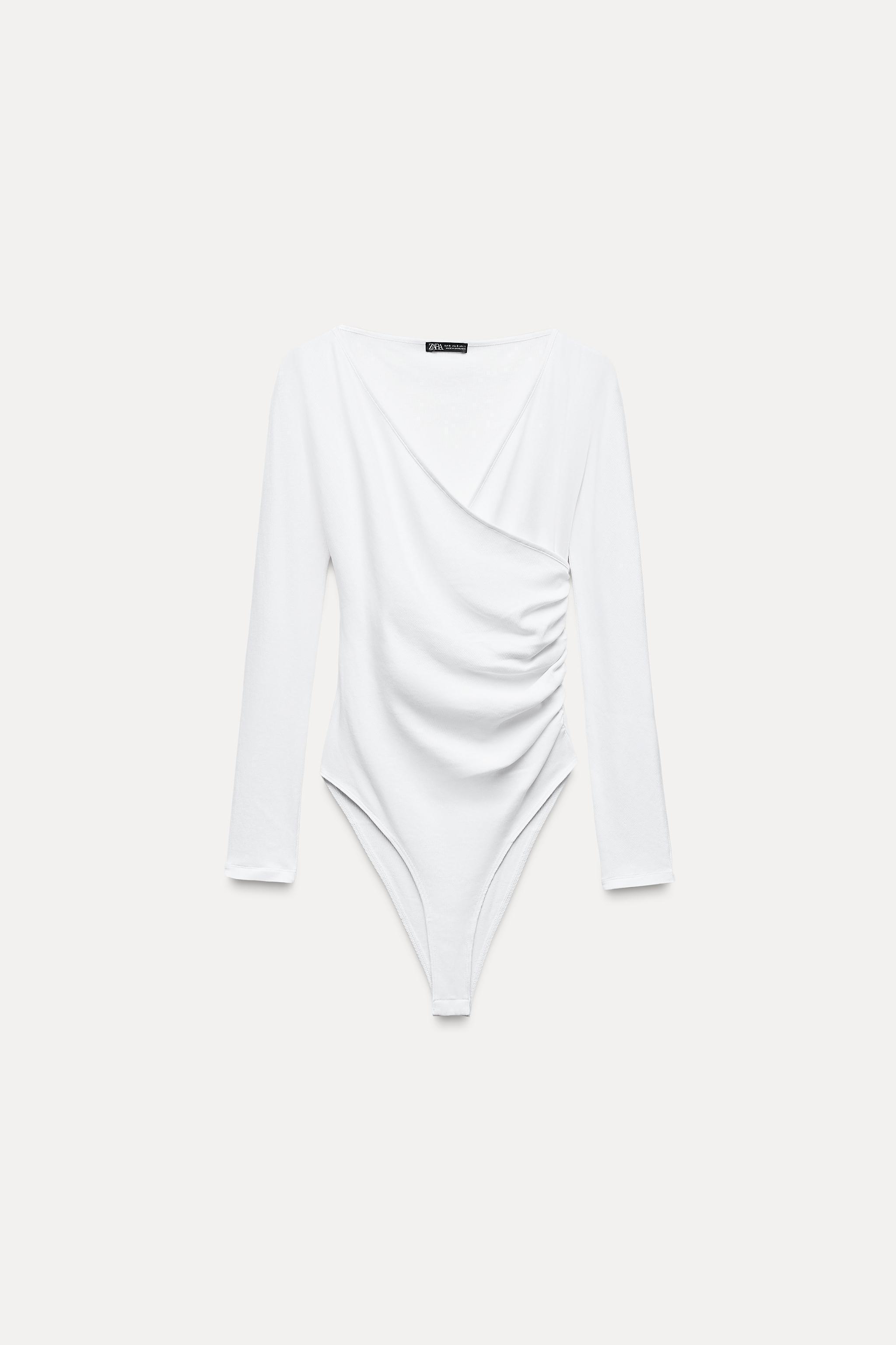 DRAPED WRAP BODYSUIT Product Image