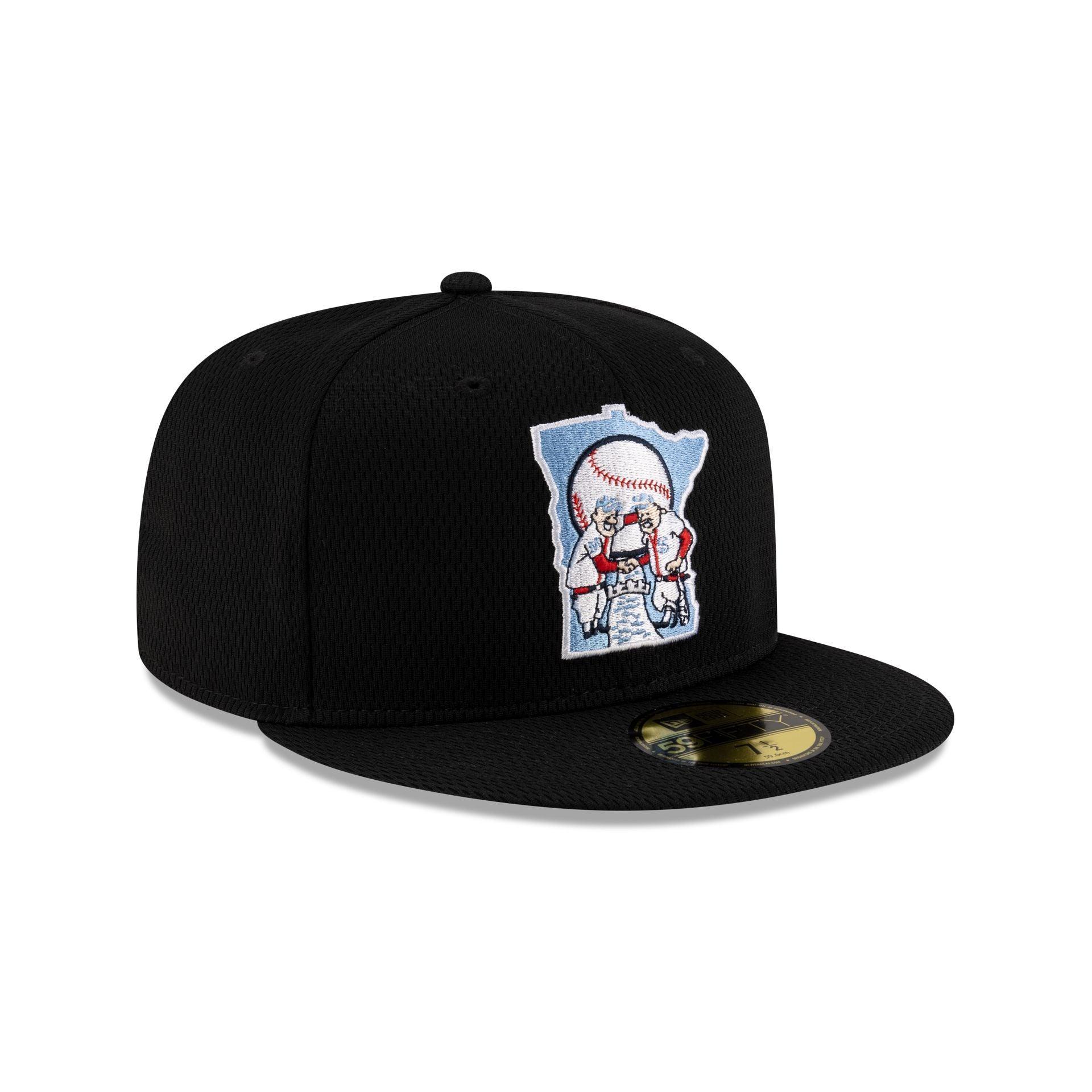 Minnesota Twins 2025 Clubhouse Alt Black 59FIFTY Fitted Hat Male Product Image