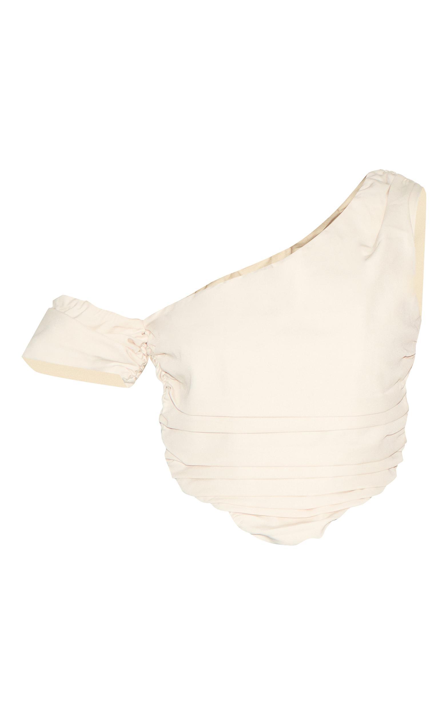 Cream Woven Drape Corset Product Image