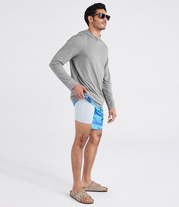 SAXX Fish On Oh Buoy 2N1 7#double; Inseam Volley Swim Shorts Product Image