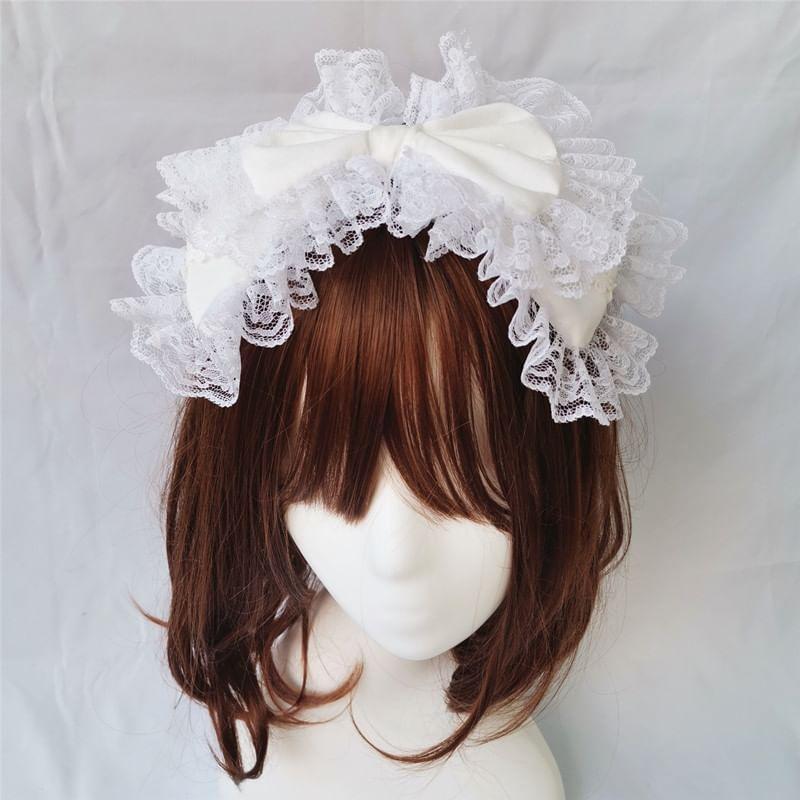 Bow Lace Headpiece (Various Designs) Product Image