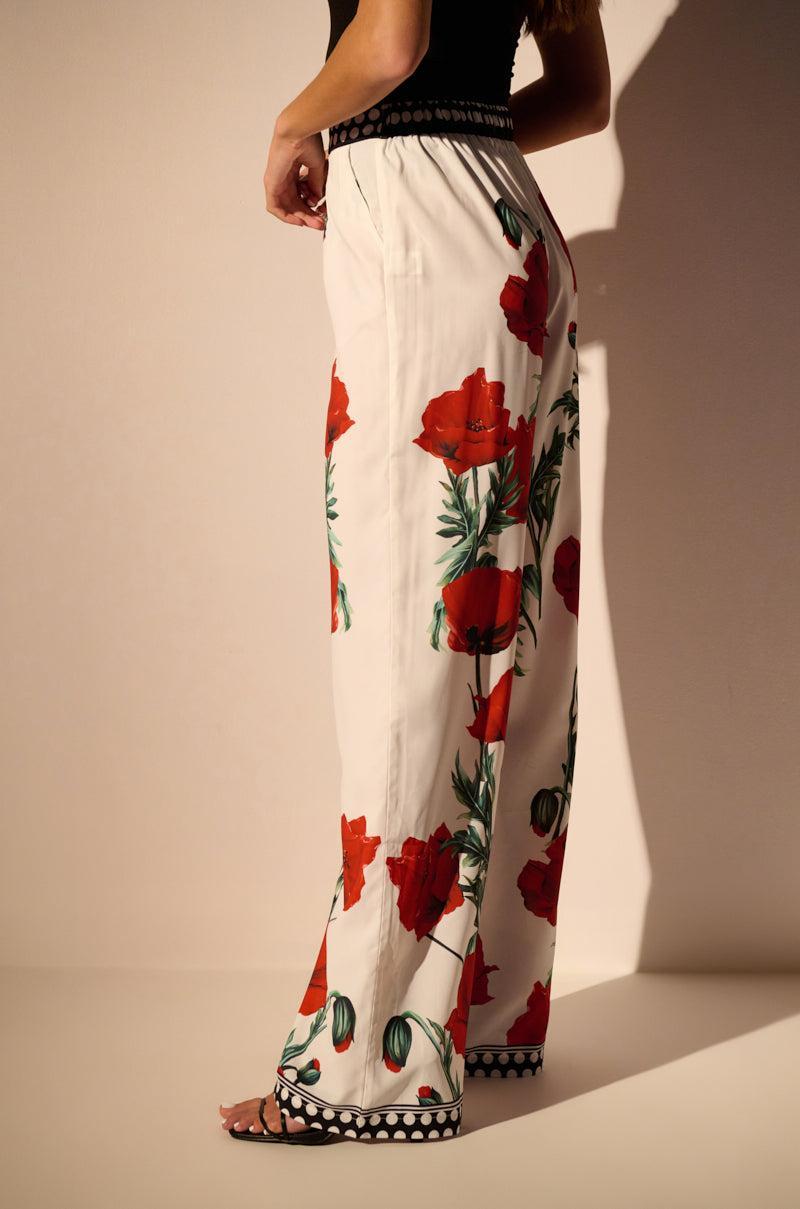 BELLADONNA PRINT PALAZZO PANTS Product Image