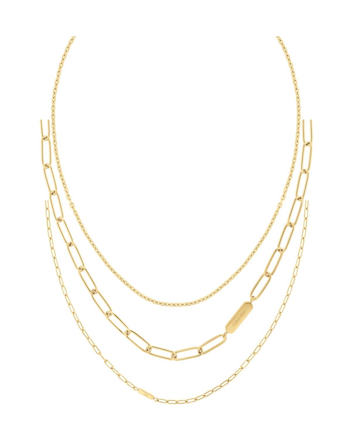 Calvin Klein Womens Chain Necklace Giftset - Metallic Product Image