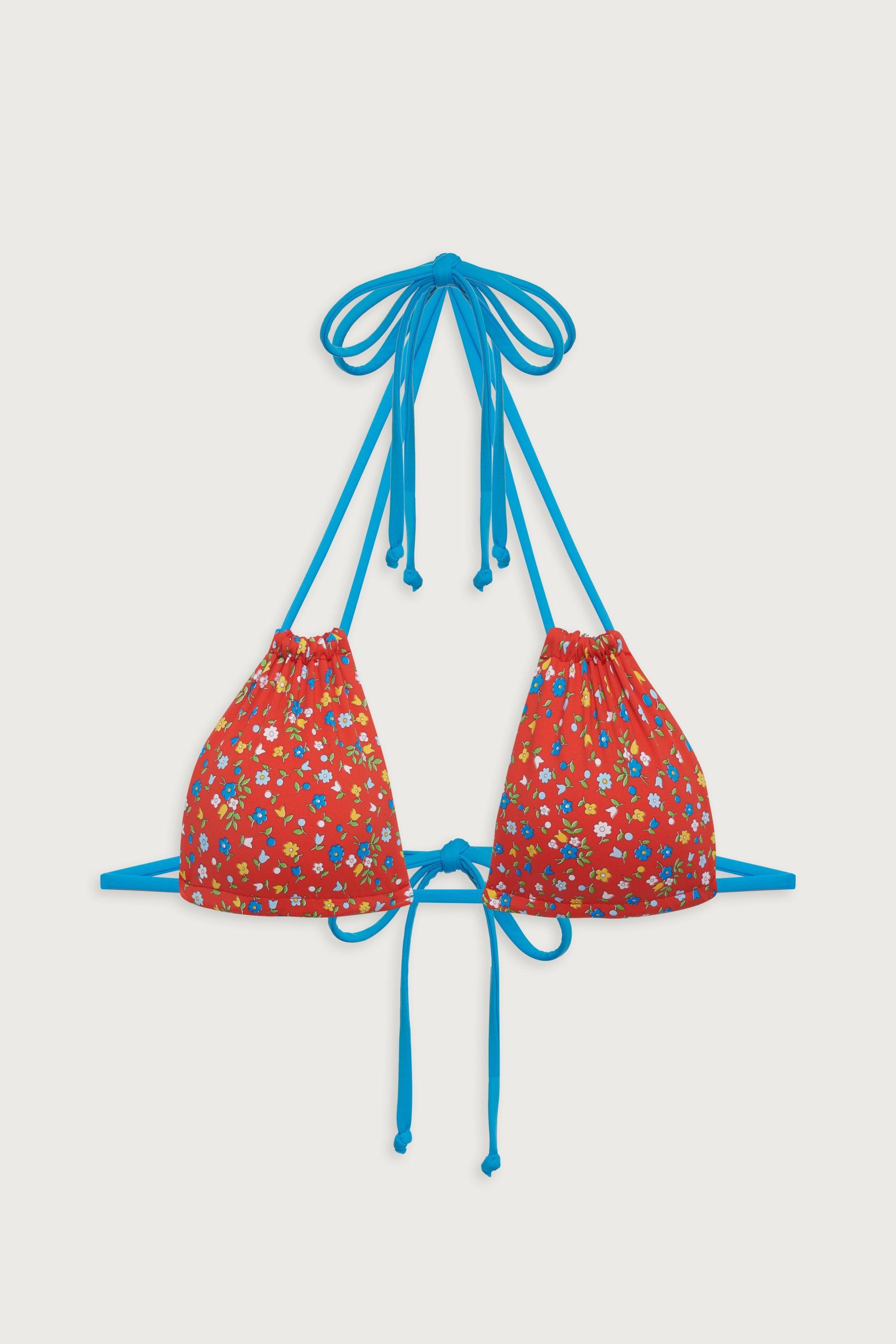 Florabelle Triangle Bikini Top - Seaside Farm Product Image