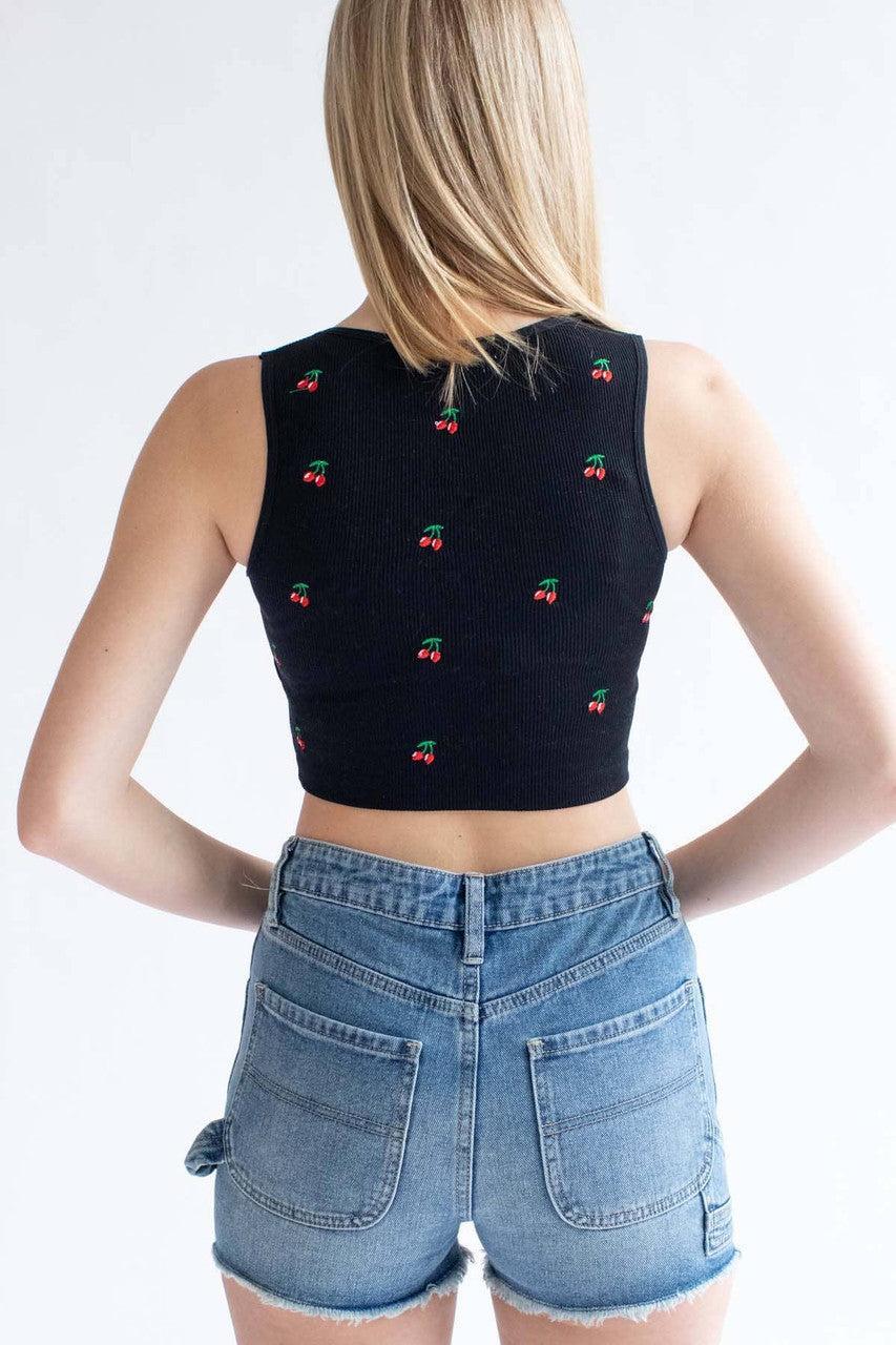 Distressed Carpenter Denim Shorts Product Image