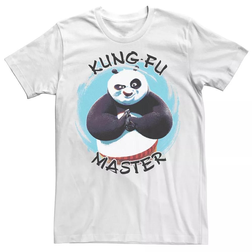 Mens Kung Fu Panda Po Kung Fu Master Paint Smear Portrait Tee Product Image