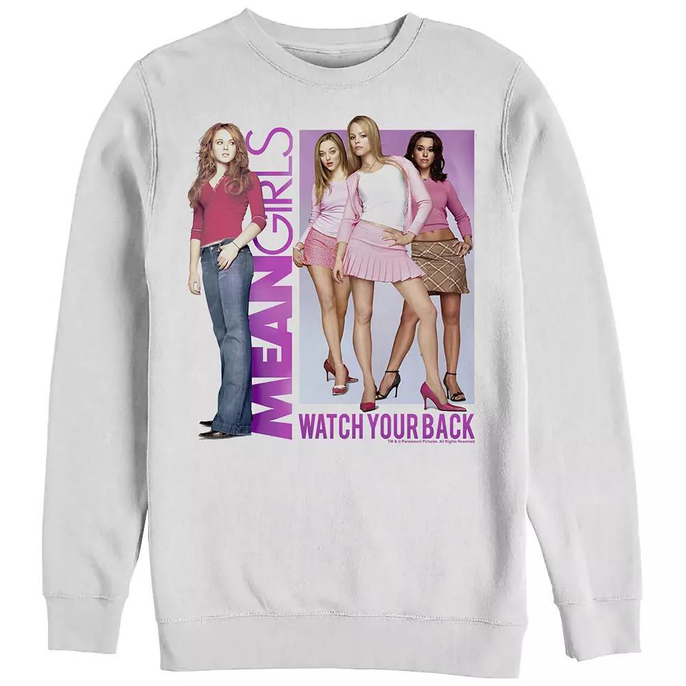 Men's Mean Girls Movie Poster Fleece, Size: Medium, White Product Image