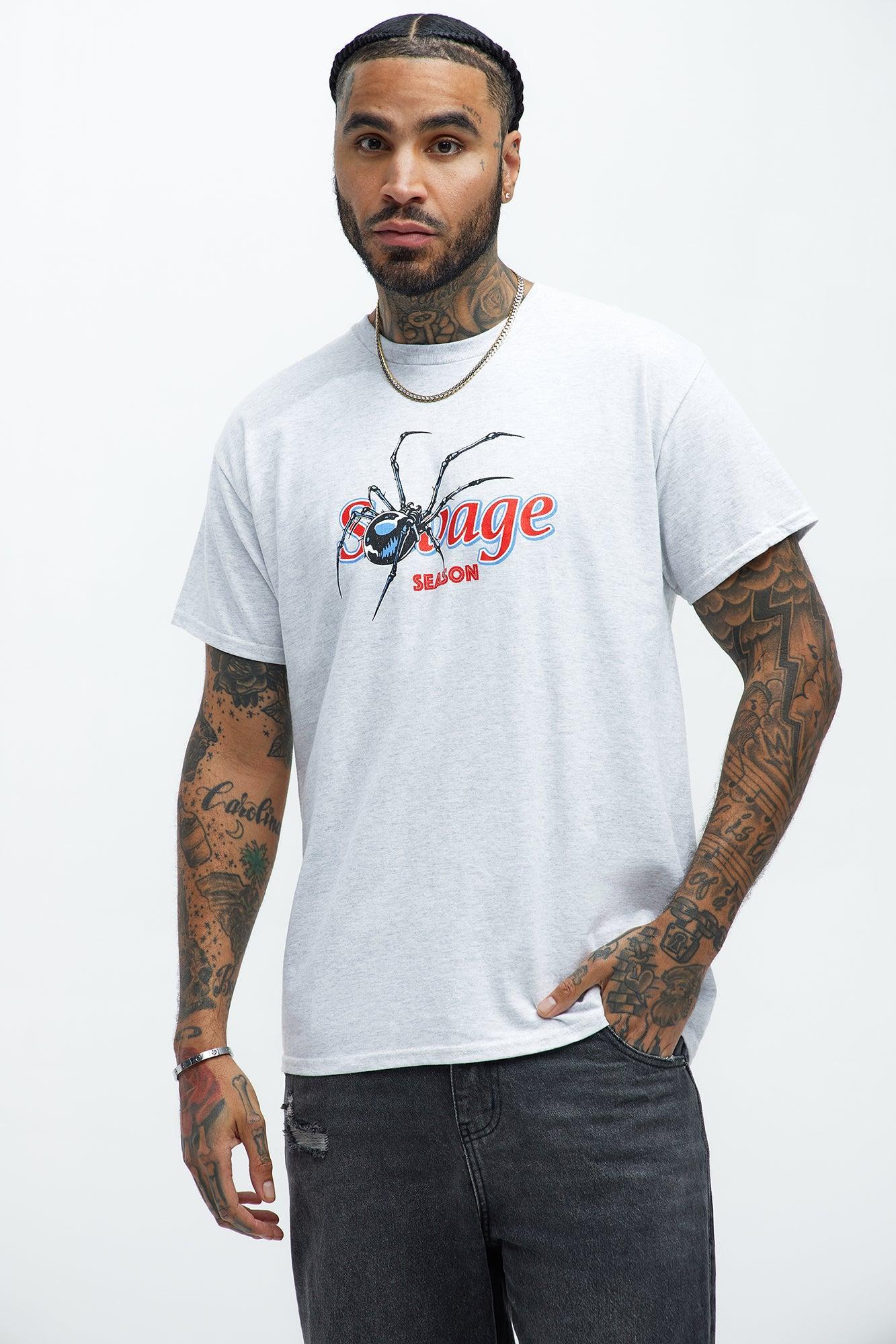 Savage Season Short Sleeve Tee - Heather Grey Product Image