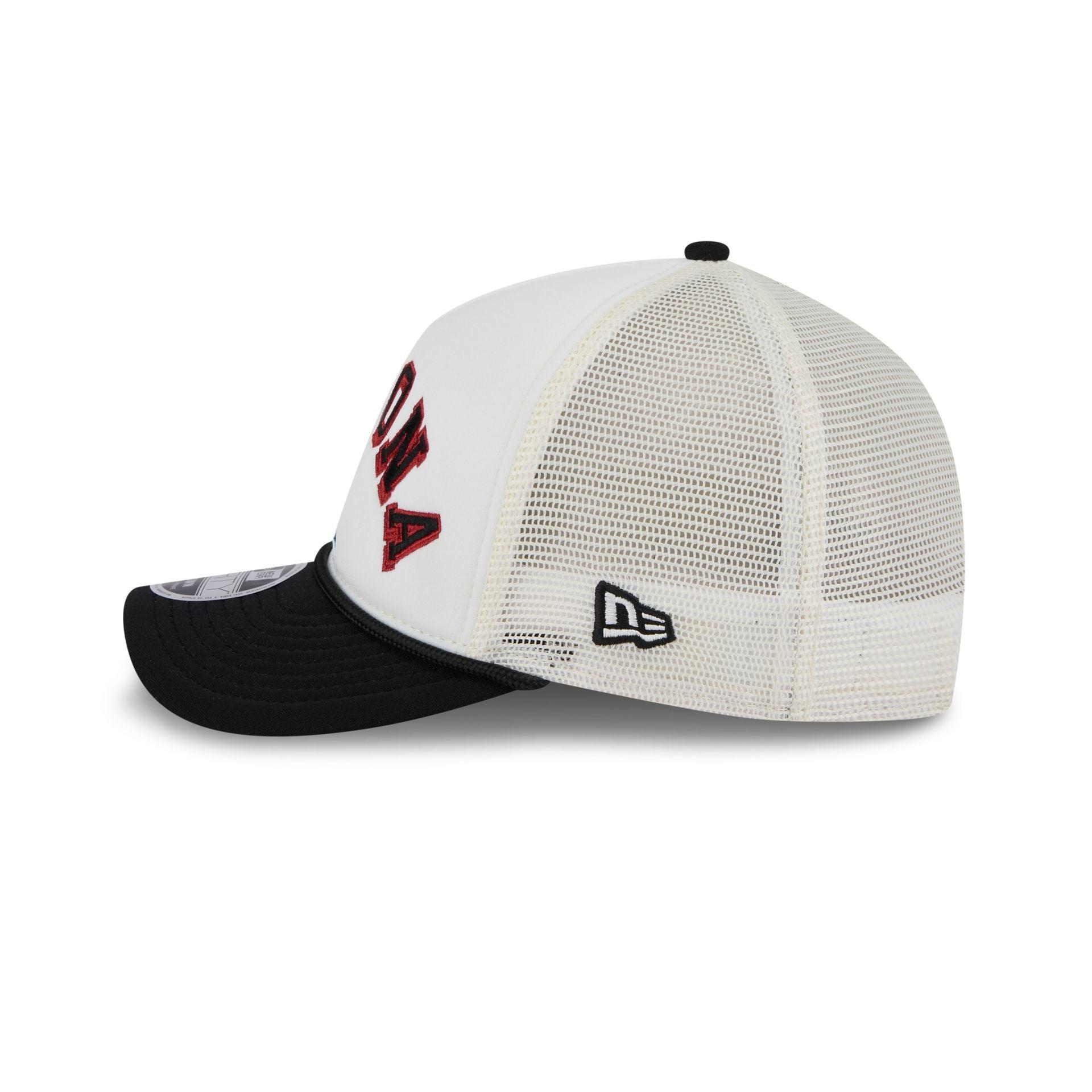 Arizona Diamondbacks Chrome Arch 9FORTY M-Crown A-Frame Trucker Hat Male Product Image