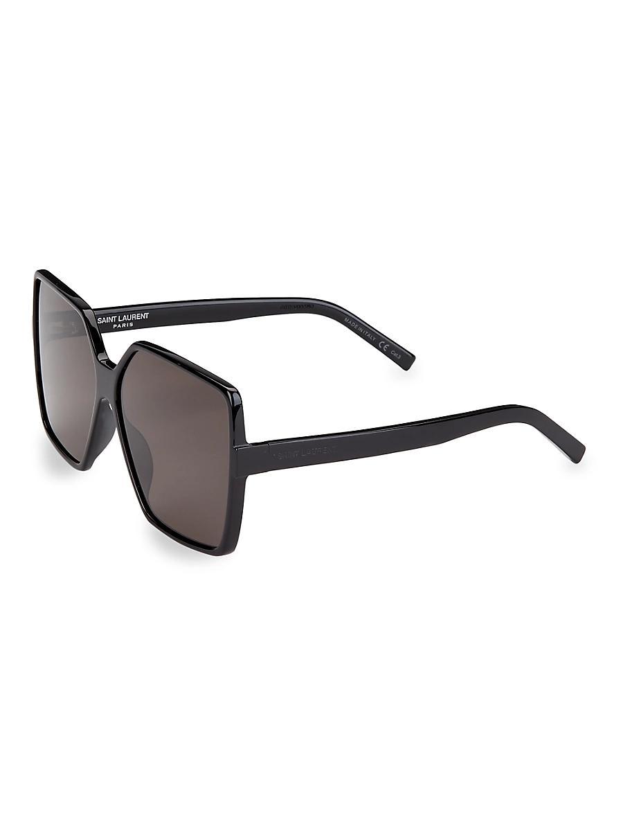 Womens New Wave Betty 63MM Oversized Square Sunglasses Product Image