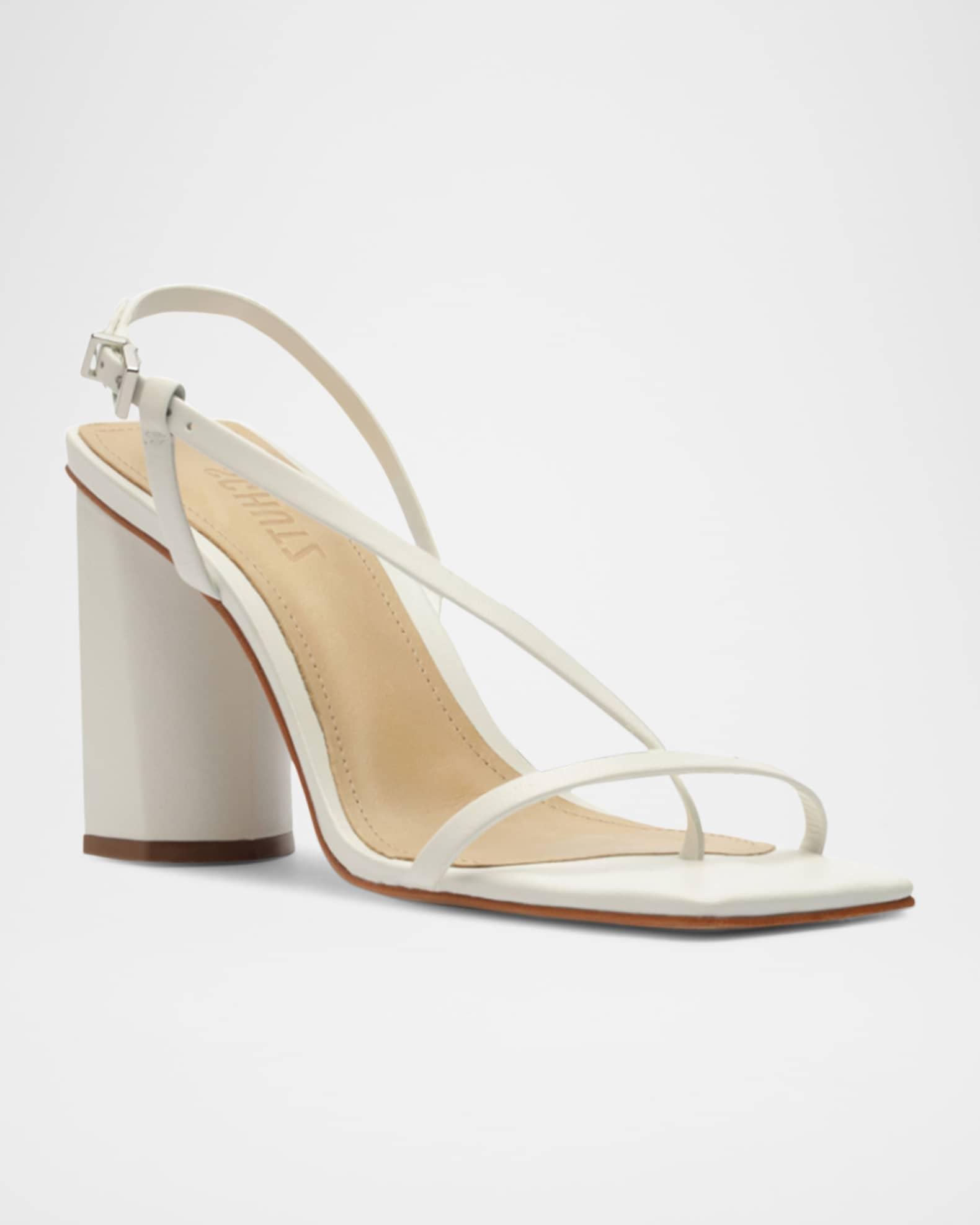 Heloise Thong Block-Heel Slingback Sandals Product Image