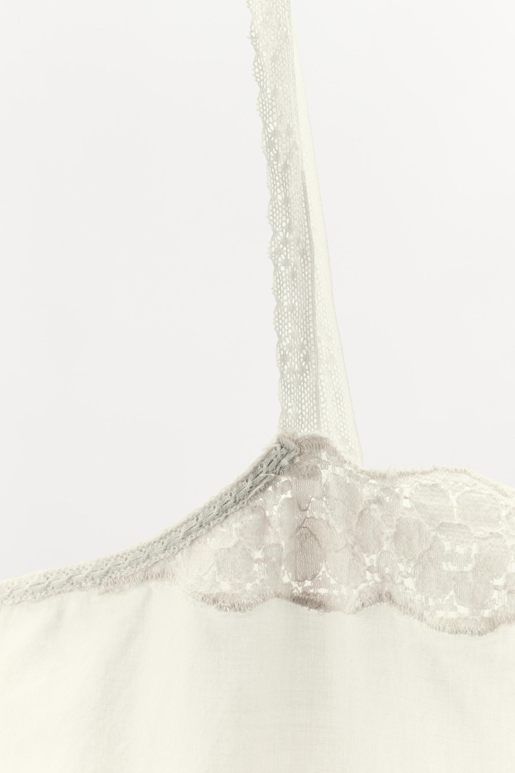 EMBROIDERED BEADED STRAPPY TOP Product Image