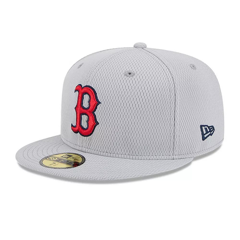 Men's New Era Gray Boston Red Sox 2025 MLB Clubhouse 59FIFTY Fitted Hat,  Product Image