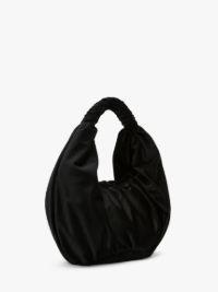 RUFFLE SHOPPER - VELVET SHOULDER BAG in black | JW Anderson US  Product Image